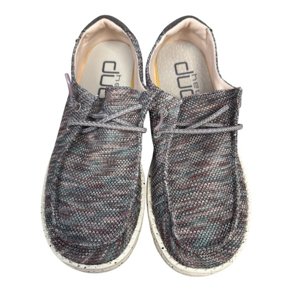 Hey Dude Wendy Sox Shoes Antique Rose Women’s Size 7 Excellent Condition Slipon - Picture 2 of 7